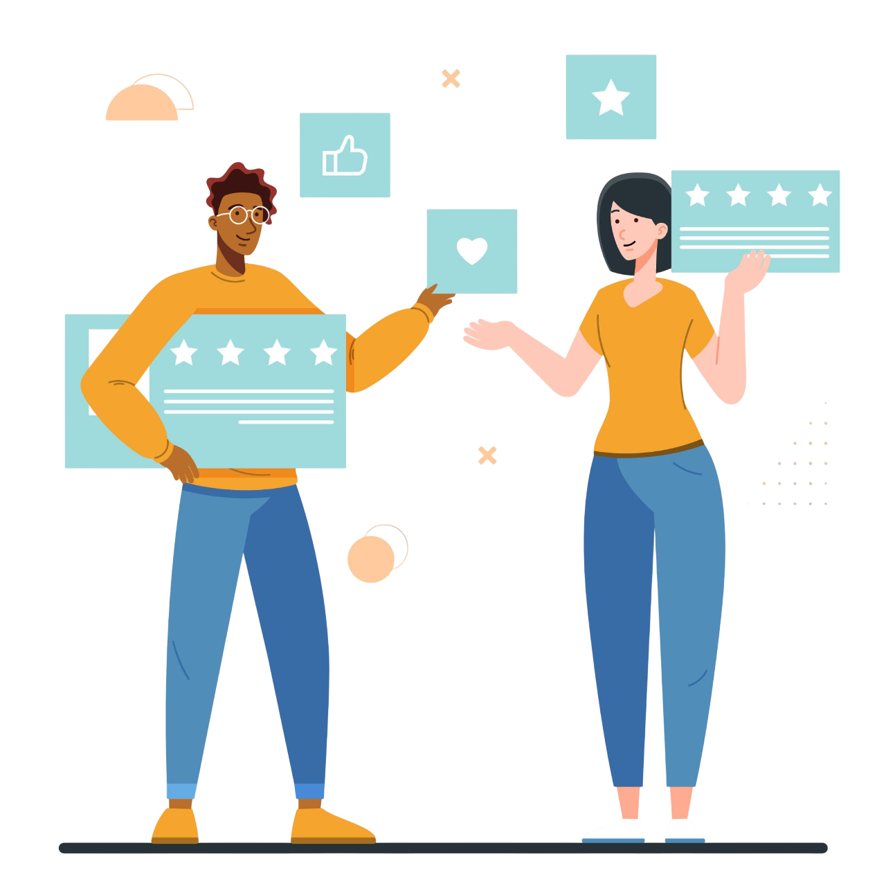 User feedback illustration